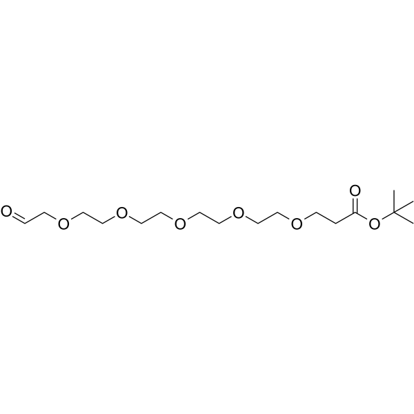 Ald-CH2-PEG5-t-butyl ester 1446282-23-0